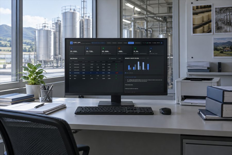 Who logs in, what they may do, what they did. The event log collects everything that changes the numbers: deliveries, overrides, thresholds changed, weight corrections, logins. It cannot be edited or deleted.