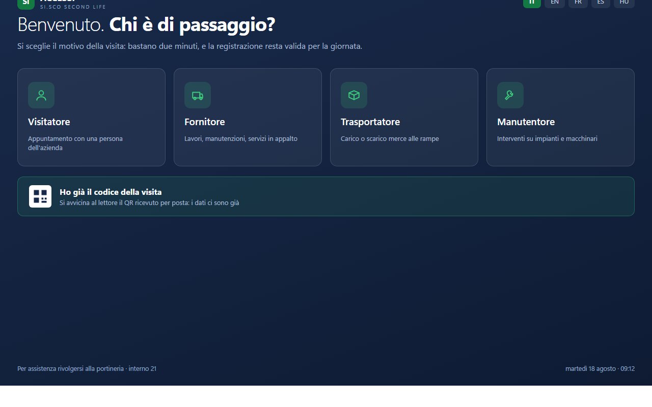 Tótem de accesos